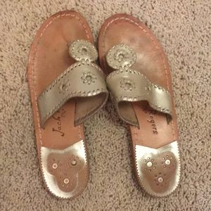 Jack Rogers Platinum Classic Hampton Sandals